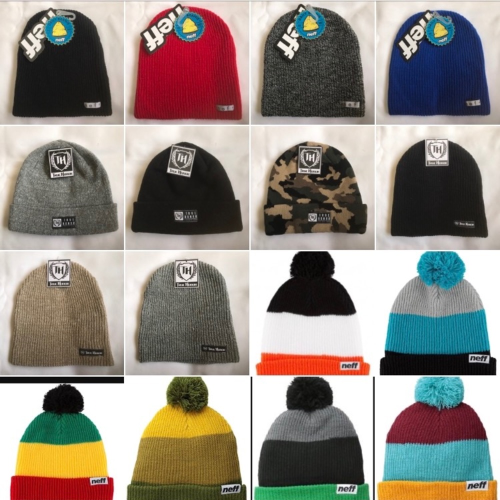 Neff, Obey, Oakley, Stussy, Burton!! Beanies!!